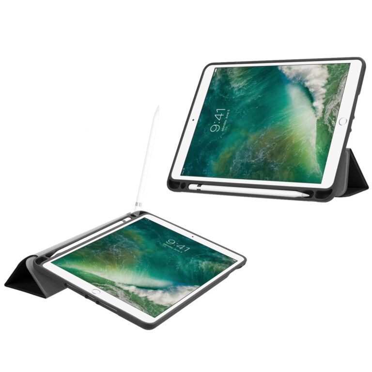 Accezz Trifold Bookcase Apple iPad 6 (2018) 9.7 inch / iPad 5 (2017) 9.7 inch / Air 2 (2014)/Air 1 (2013) - Zwart - Afbeelding 6