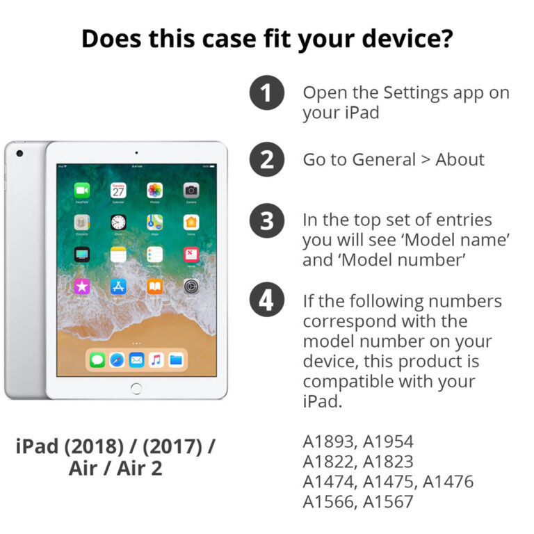 Accezz Trifold Bookcase Apple iPad 6 (2018) 9.7 inch / iPad 5 (2017) 9.7 inch / Air 2 (2014)/Air 1 (2013) - Zwart - Afbeelding 3