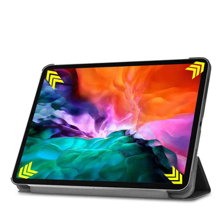 Accezz Trifold Bookcase Apple iPad Pro 12.9 (2018/2020/2021/2022) - Zwart - Afbeelding 4