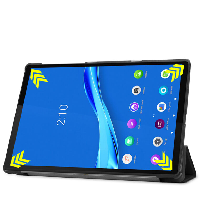 Accezz Trifold Bookcase Lenovo Tab M10 Plus / M10 FHD Plus - Zwart - Afbeelding 7