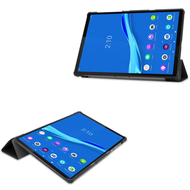 Accezz Trifold Bookcase Lenovo Tab M10 Plus / M10 FHD Plus - Zwart - Afbeelding 4
