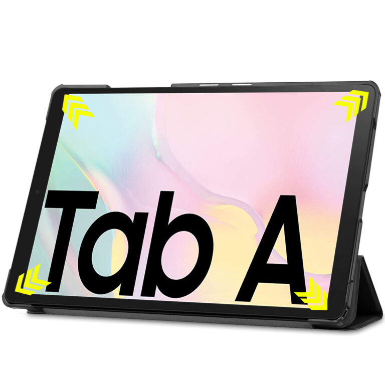 Accezz Trifold Bookcase Samsung Galaxy Tab A7 - Zwart - Afbeelding 6