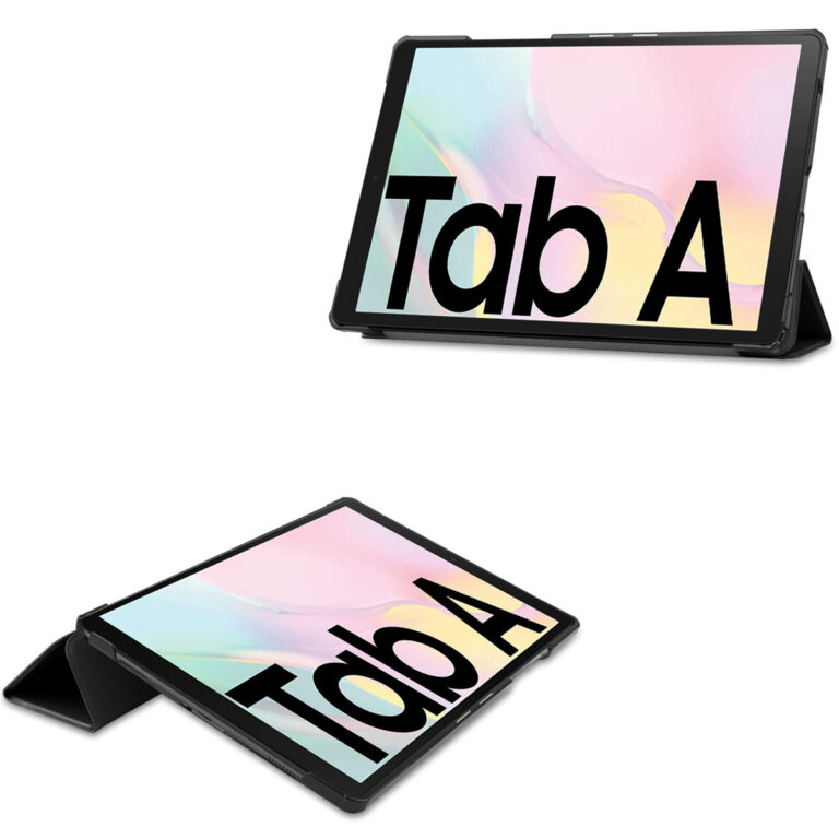 Accezz Trifold Bookcase Samsung Galaxy Tab A7 - Zwart - Afbeelding 3