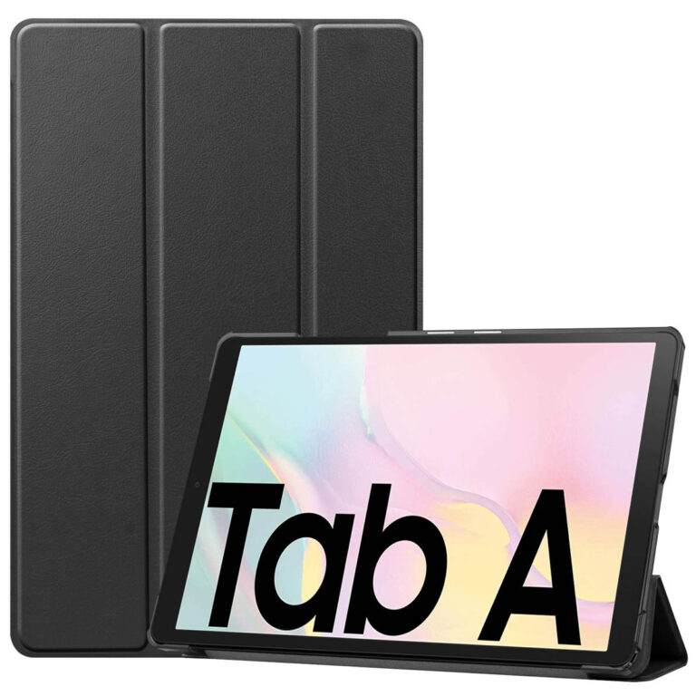 Accezz Trifold Bookcase Samsung Galaxy Tab A7 - Zwart - Afbeelding 2