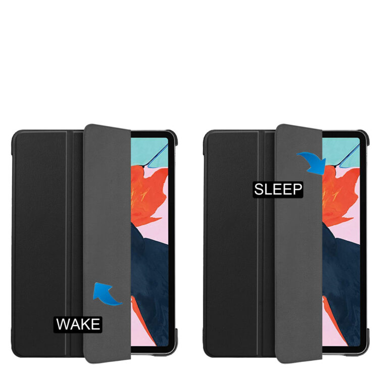 Accezz Trifold Bookcase Apple iPad Air 11 inch (2025) M3 / (2024) M2 / Air 5 (2022) / Air 4 (2020) - Zwart - Afbeelding 2