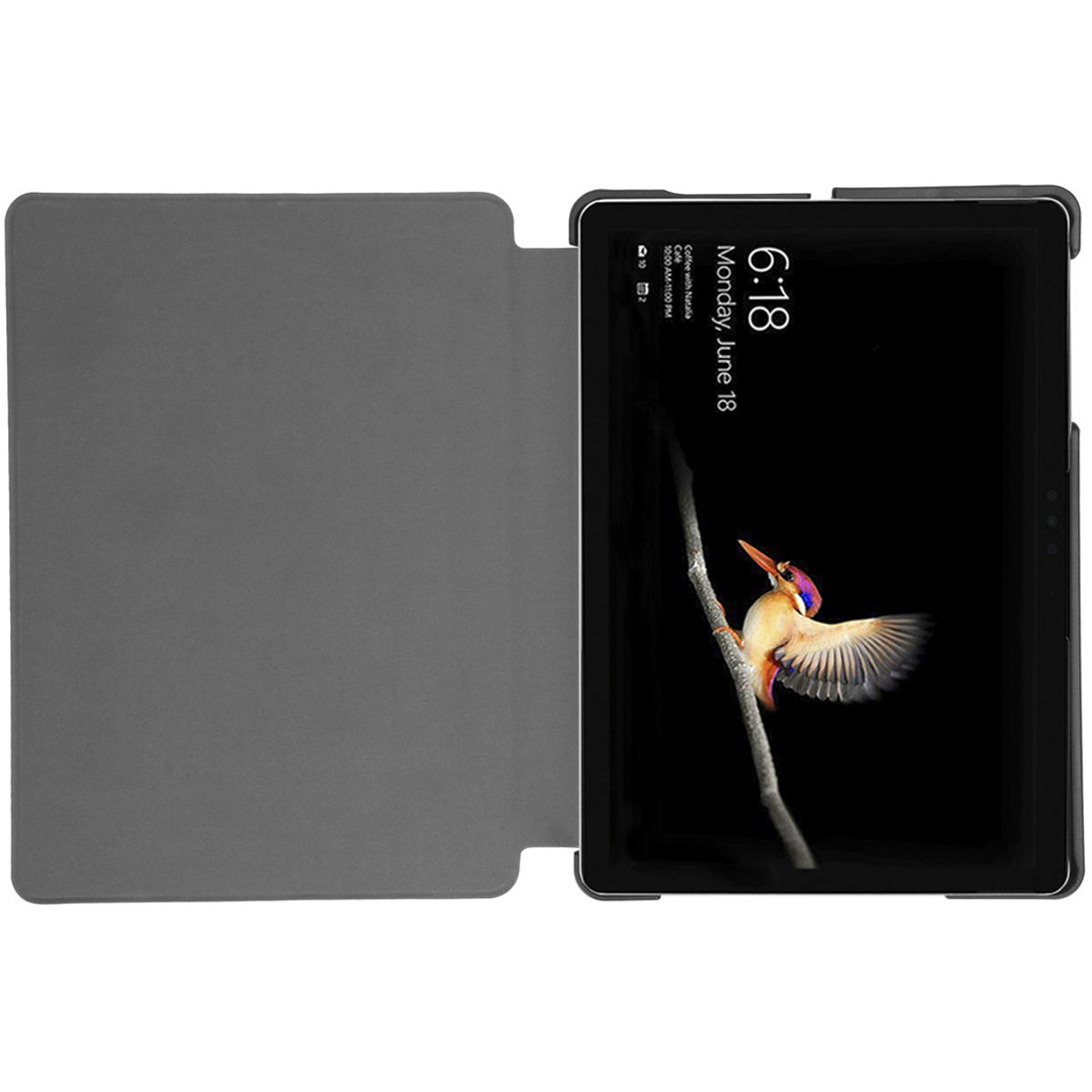 Accezz Trifold Bookcase Microsoft Surface Go 4 / Go 3 / Go 2 - Zwart - Afbeelding 3