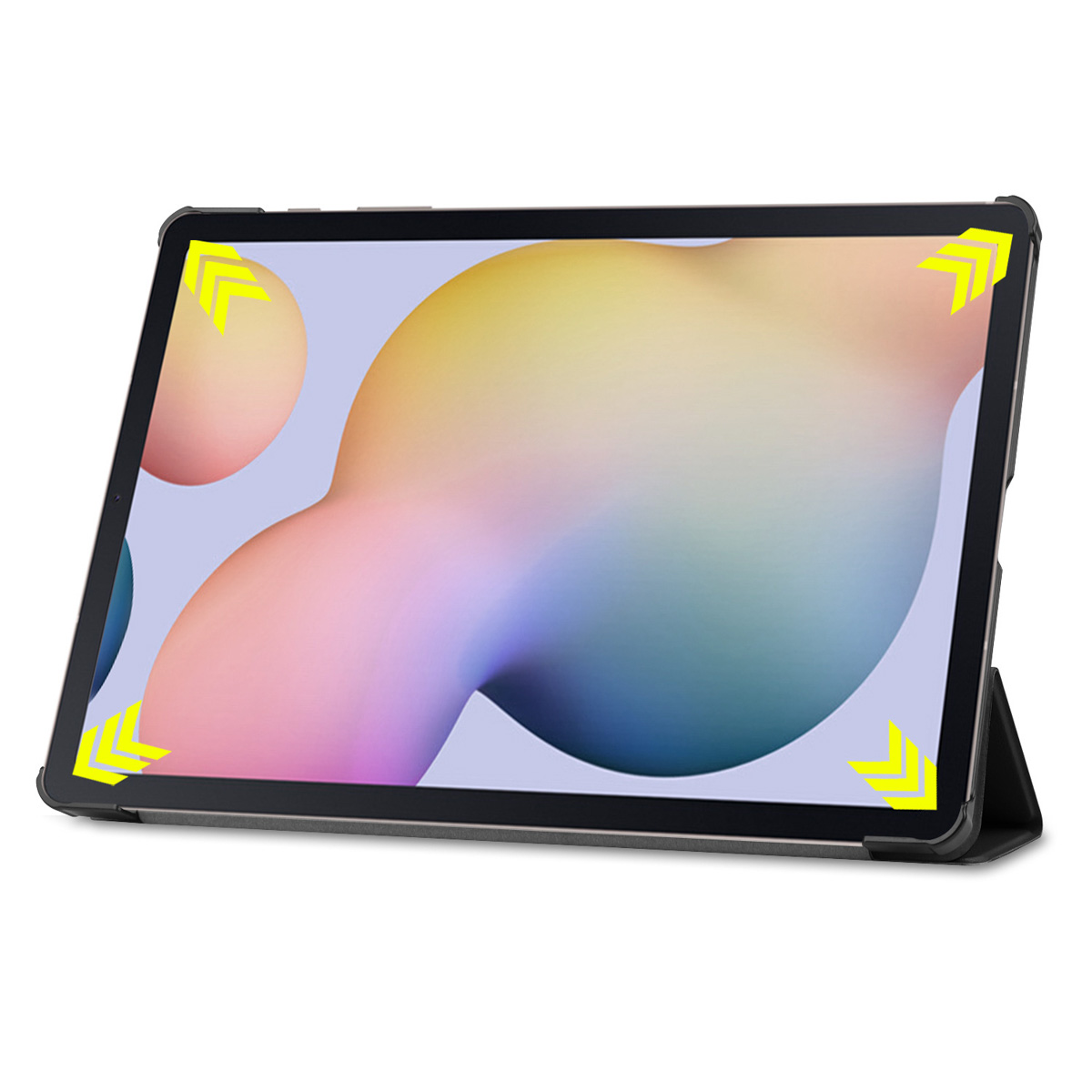 Accezz Trifold Bookcase Samsung Galaxy Tab S8 Plus / S7 Plus / S7 FE 5G - Zwart - Afbeelding 4