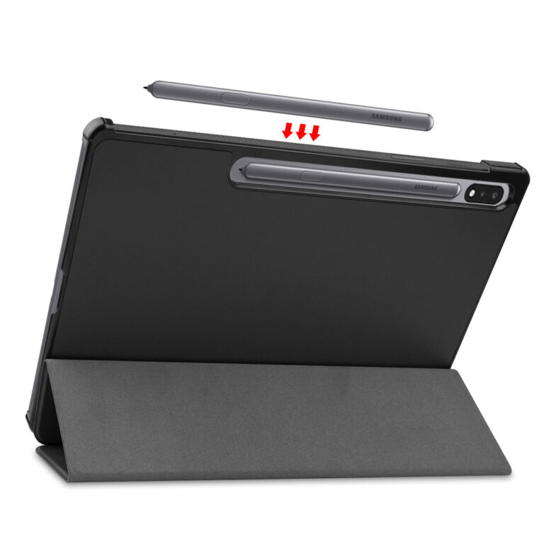Accezz Trifold Bookcase Samsung Galaxy Tab S8 Plus / S7 Plus / S7 FE 5G - Zwart - Afbeelding 7
