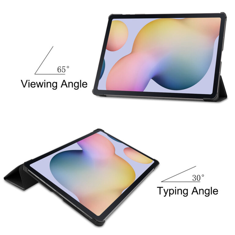 Accezz Trifold Bookcase Samsung Galaxy Tab S8 Plus / S7 Plus / S7 FE 5G - Zwart - Afbeelding 3