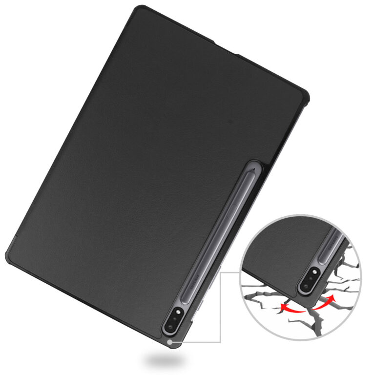 Accezz Trifold Bookcase Samsung Galaxy Tab S8 Plus / S7 Plus / S7 FE 5G - Zwart - Afbeelding 2