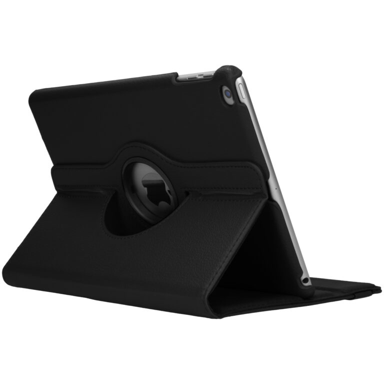 Accezz 360° draaibare Bookcase Apple iPad 6 (2018) 9.7 inch / iPad 5 (2017) 9.7 inch - Zwart - Afbeelding 2