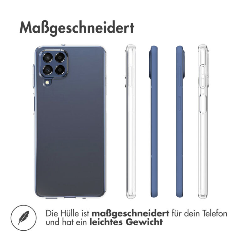 Accezz Clear Backcover Samsung Galaxy M53 - Transparant - Afbeelding 8