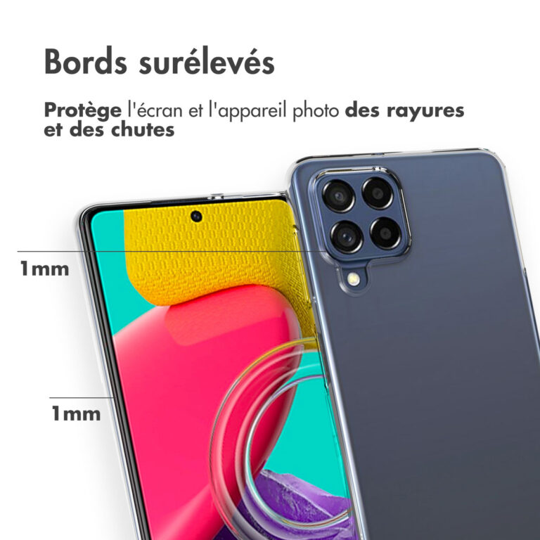 Accezz Clear Backcover Samsung Galaxy M53 - Transparant - Afbeelding 6