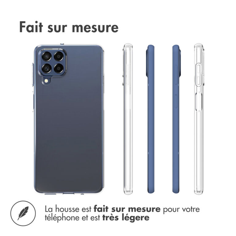 Accezz Clear Backcover Samsung Galaxy M53 - Transparant - Afbeelding 5