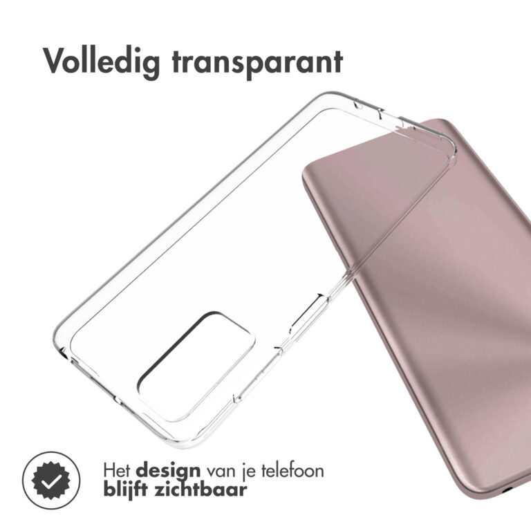 Accezz Clear Backcover Motorola Moto G42 - Transparant - Afbeelding 4
