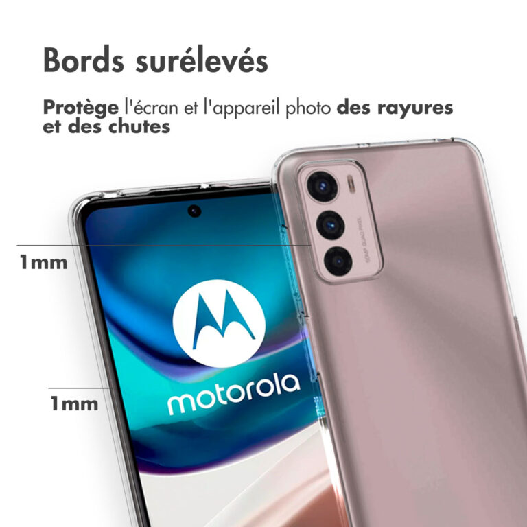 Accezz Clear Backcover Motorola Moto G42 - Transparant - Afbeelding 6