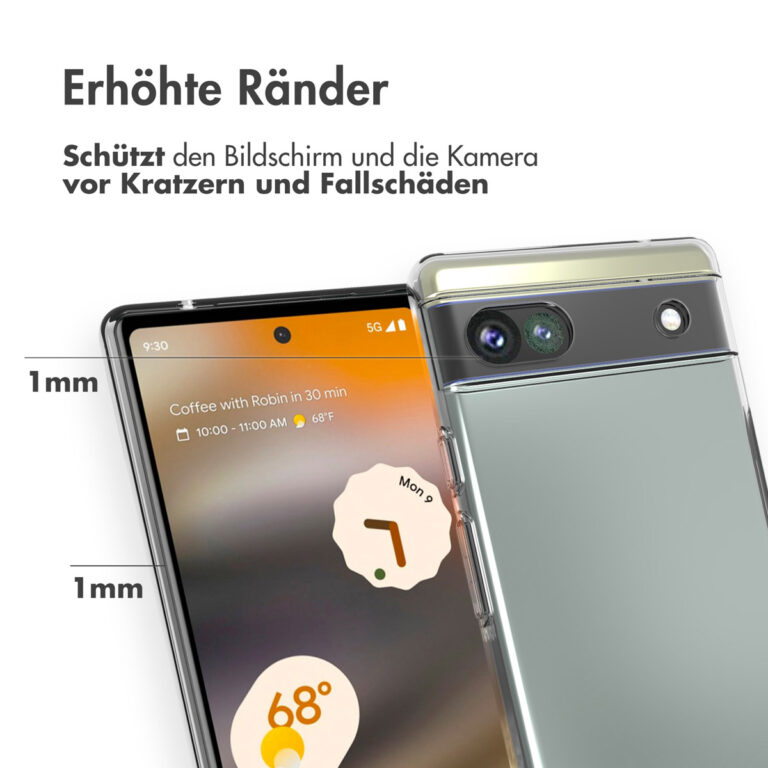 Accezz Clear Backcover Google Pixel 6a - Transparant - Afbeelding 9