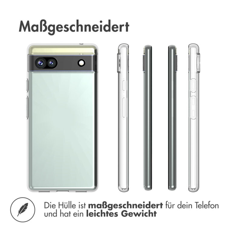 Accezz Clear Backcover Google Pixel 6a - Transparant - Afbeelding 8