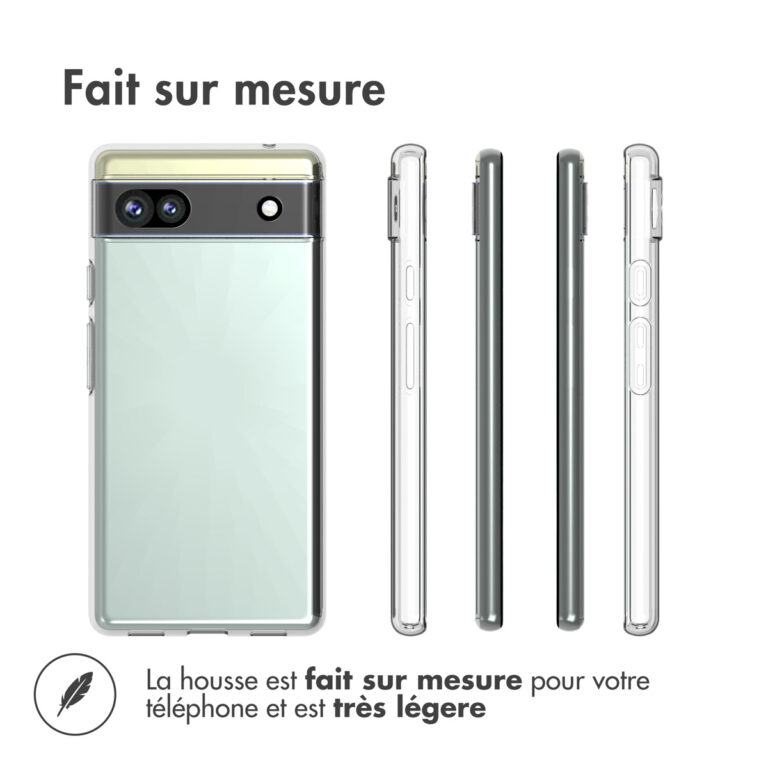 Accezz Clear Backcover Google Pixel 6a - Transparant - Afbeelding 5