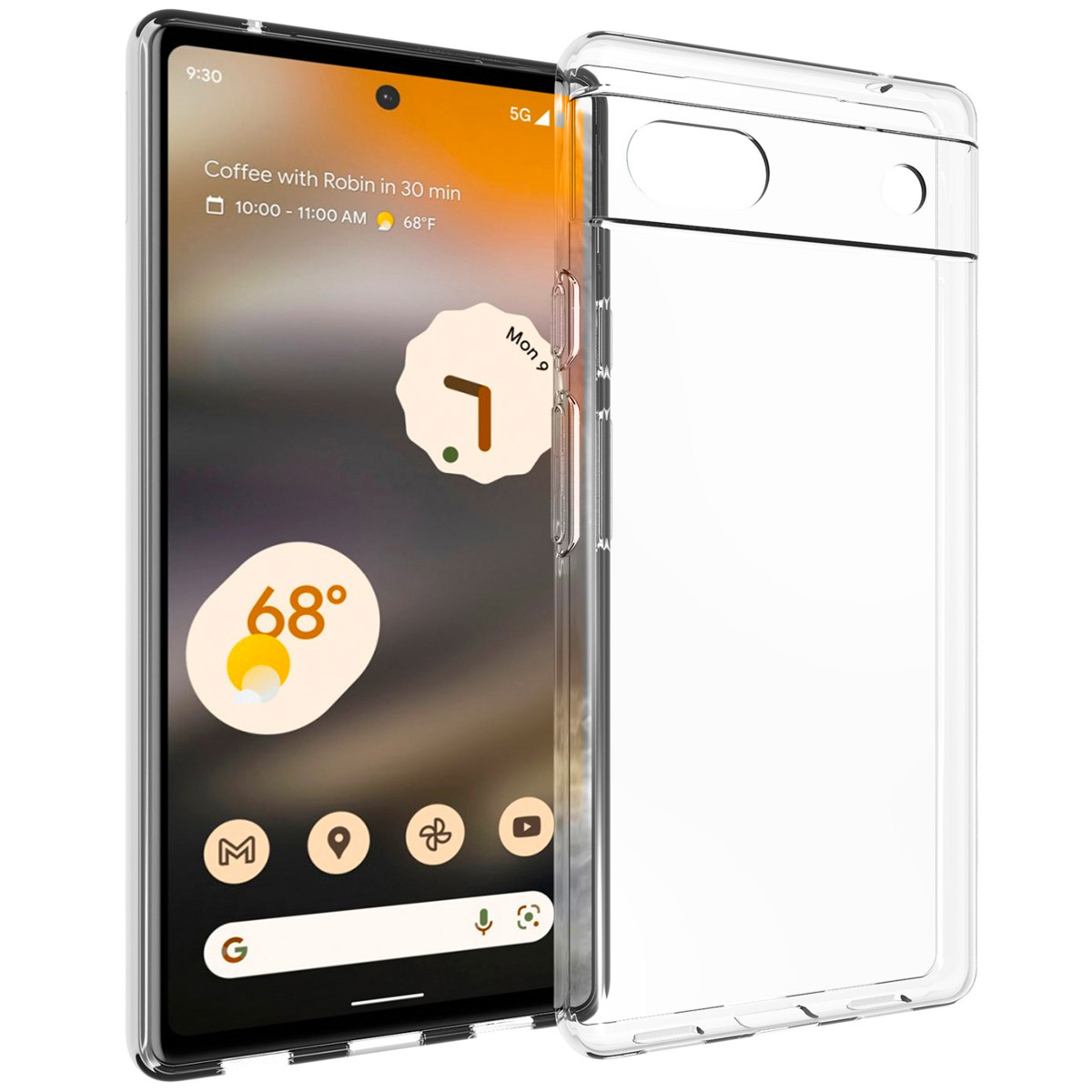 Accezz Clear Backcover Google Pixel 6a – Transparant