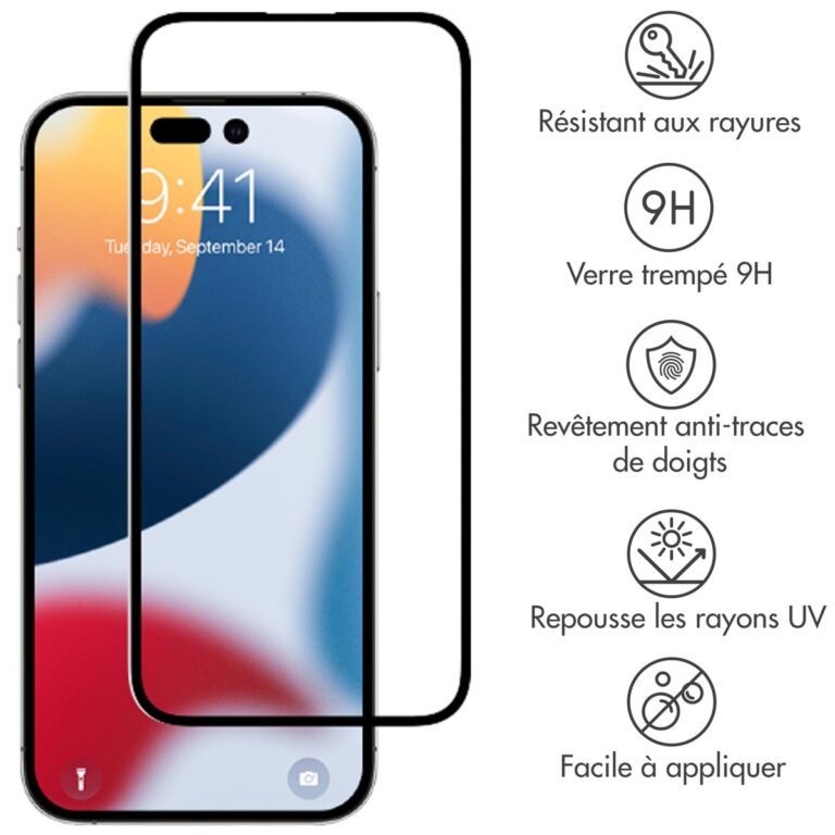 Selencia Gehard Glas Premium Screenprotector Apple iPhone 14 Pro Max - Afbeelding 3