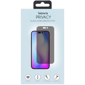 Selencia Gehard Glas Privacy Screenprotector voor Apple iPhone 14 Pro
