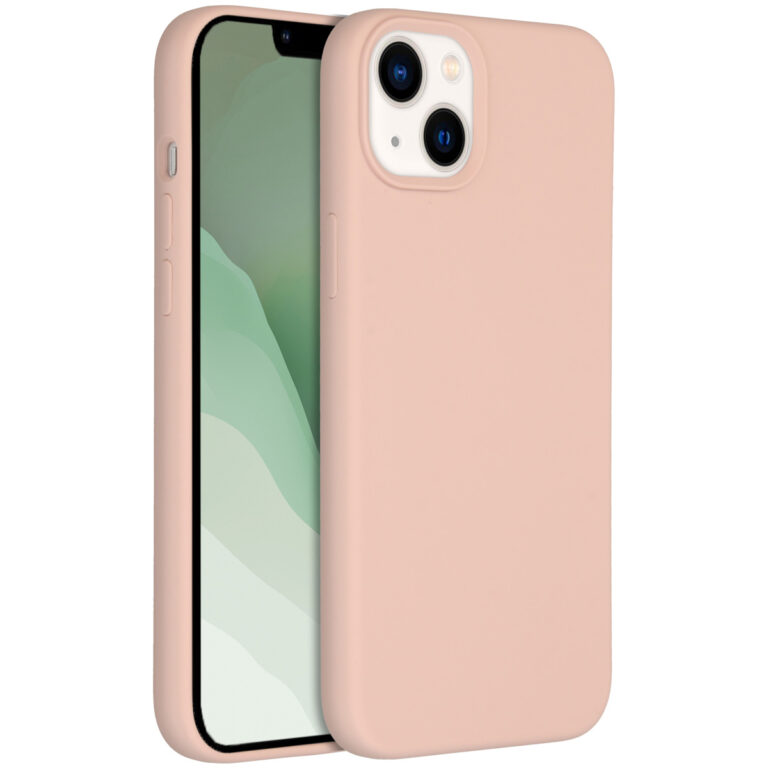 Accezz Liquid Silicone Backcover Apple iPhone 14 Plus - Roze - Afbeelding 4