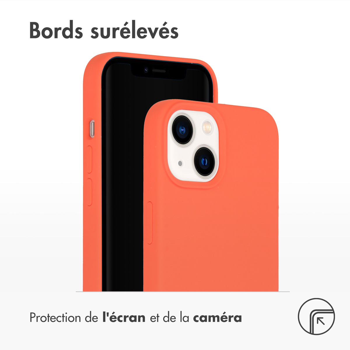 Accezz Liquid Silicone Backcover met MagSafe Apple iPhone 14 / 13 - Nectarine - Afbeelding 5