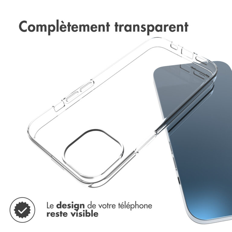 Accezz Clear Backcover Apple iPhone 14 - Transparant - Afbeelding 9