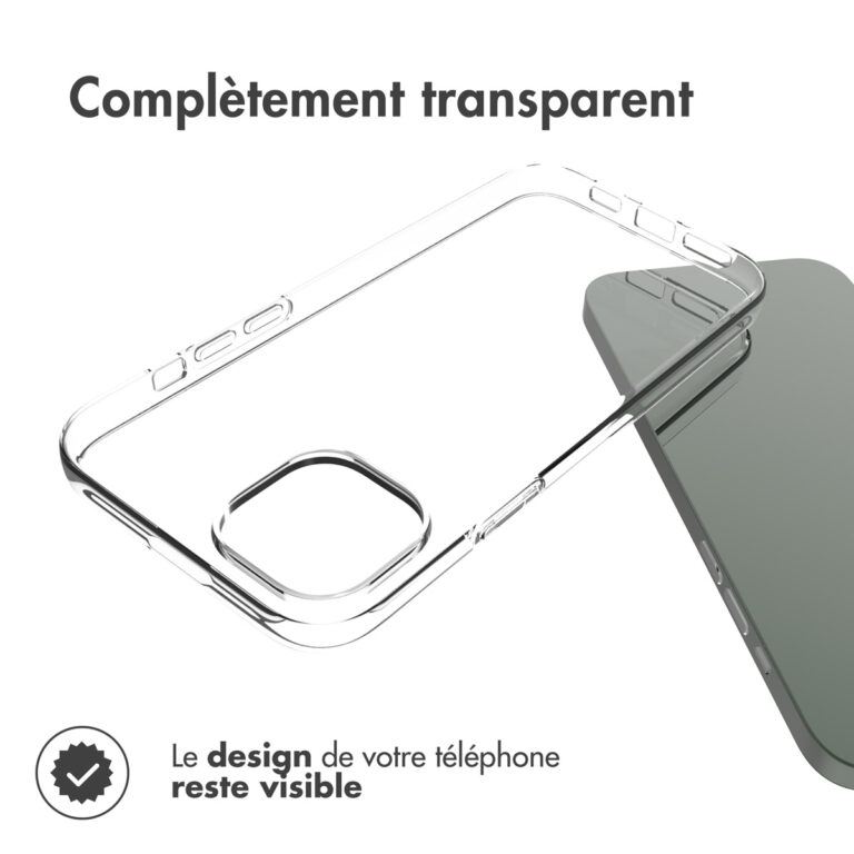 Accezz Clear Backcover Apple iPhone 14 Plus - Transparant - Afbeelding 9