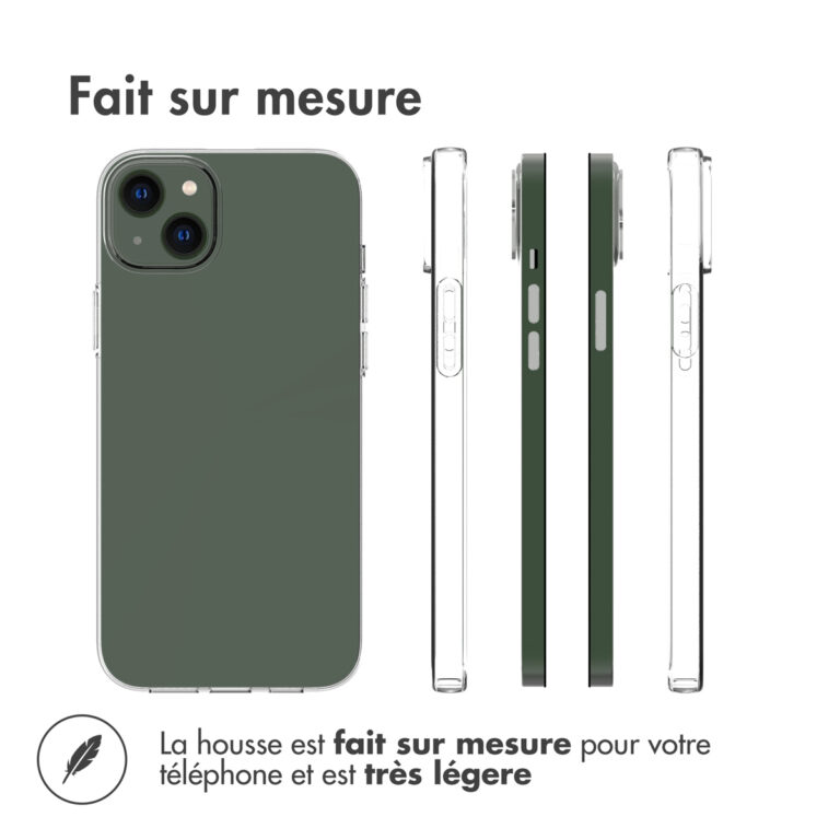 Accezz Clear Backcover Apple iPhone 14 Plus - Transparant - Afbeelding 7