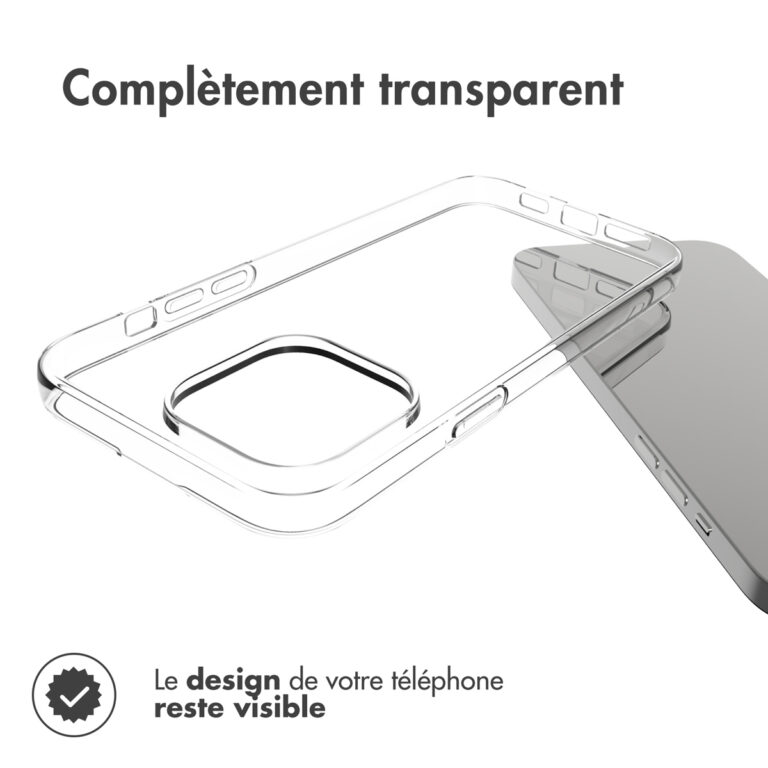 Accezz Clear Backcover Apple iPhone 14 Pro Max - Transparant - Afbeelding 9