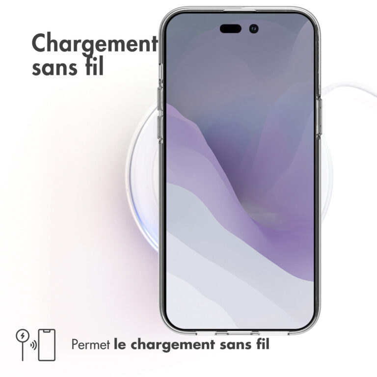 Accezz Clear Backcover Apple iPhone 14 Pro Max - Transparant - Afbeelding 6