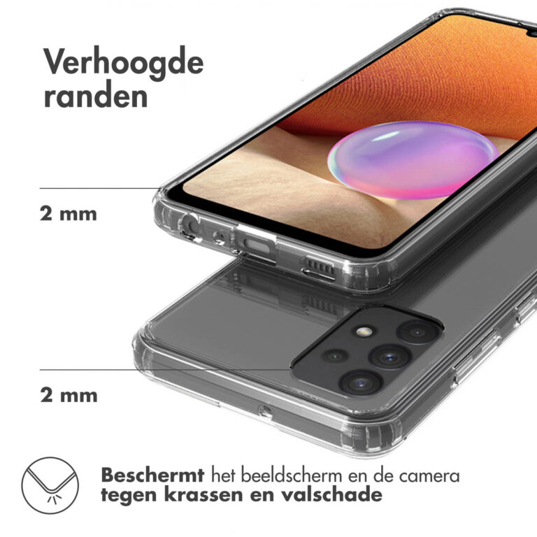 Accezz Xtreme Impact Backcover Samsung Galaxy A32 (4G) - Transparant - Afbeelding 5