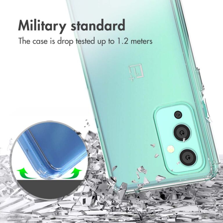 Accezz Xtreme Impact Backcover OnePlus 9 - Transparant - Afbeelding 2