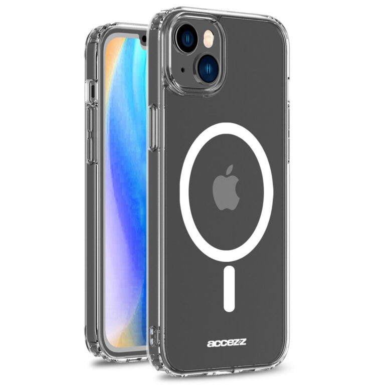 Accezz Clear Backcover met MagSafe Apple iPhone 14 Plus - Transparant - Afbeelding 3