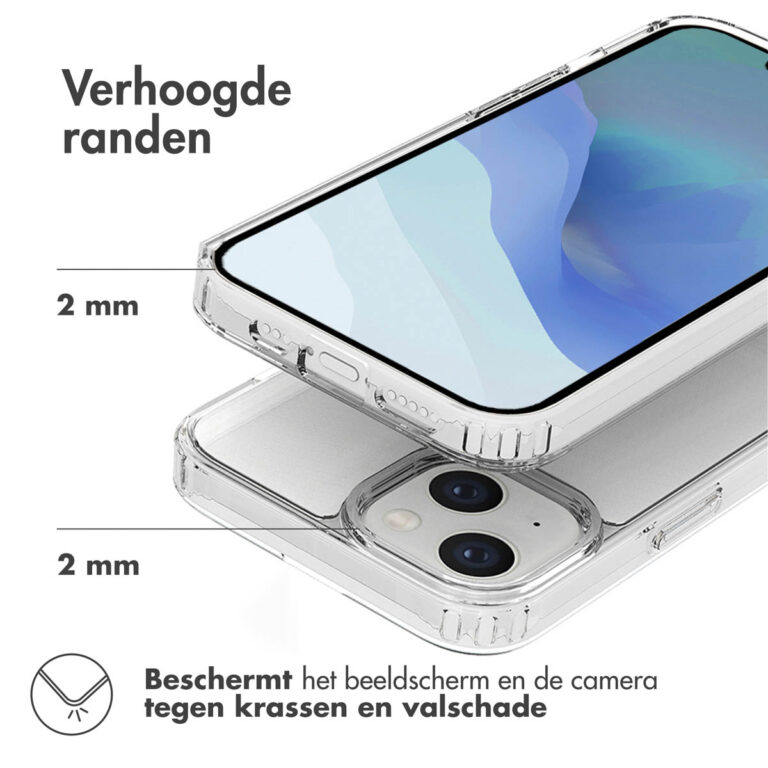 Accezz Xtreme Impact Backcover Apple iPhone 14 - Transparant - Afbeelding 5
