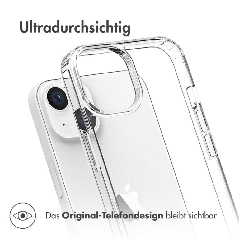 Accezz Xtreme Impact Backcover Apple iPhone 14 - Transparant - Afbeelding 10