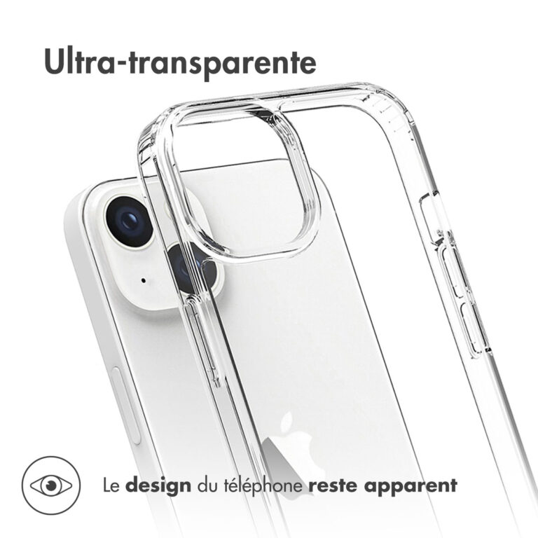 Accezz Xtreme Impact Backcover Apple iPhone 14 - Transparant - Afbeelding 7