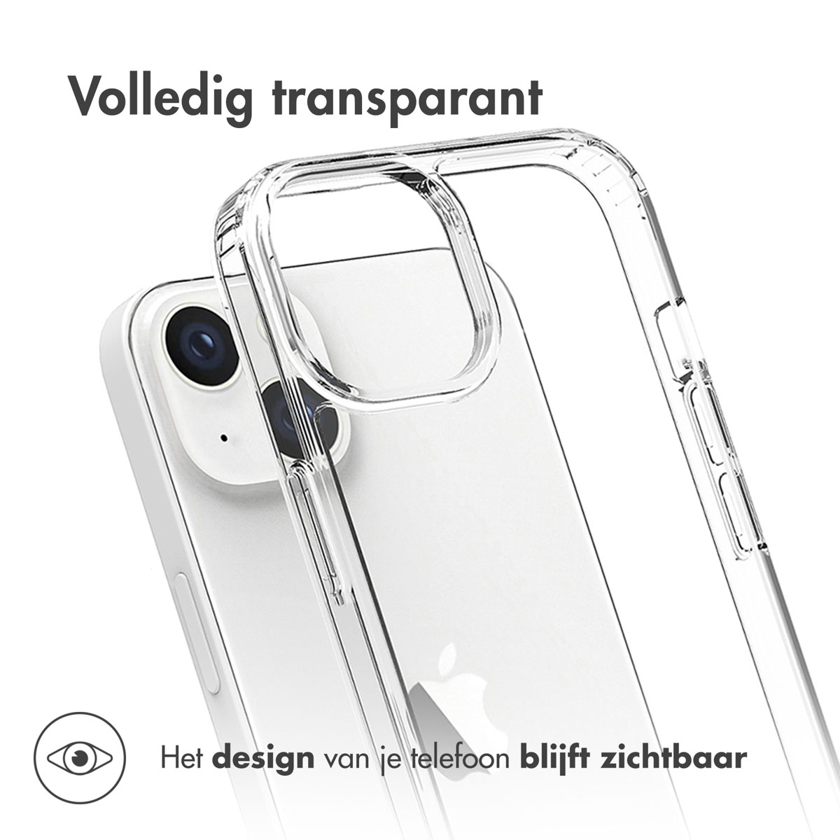 Accezz Xtreme Impact Backcover Apple iPhone 14 - Transparant - Afbeelding 2