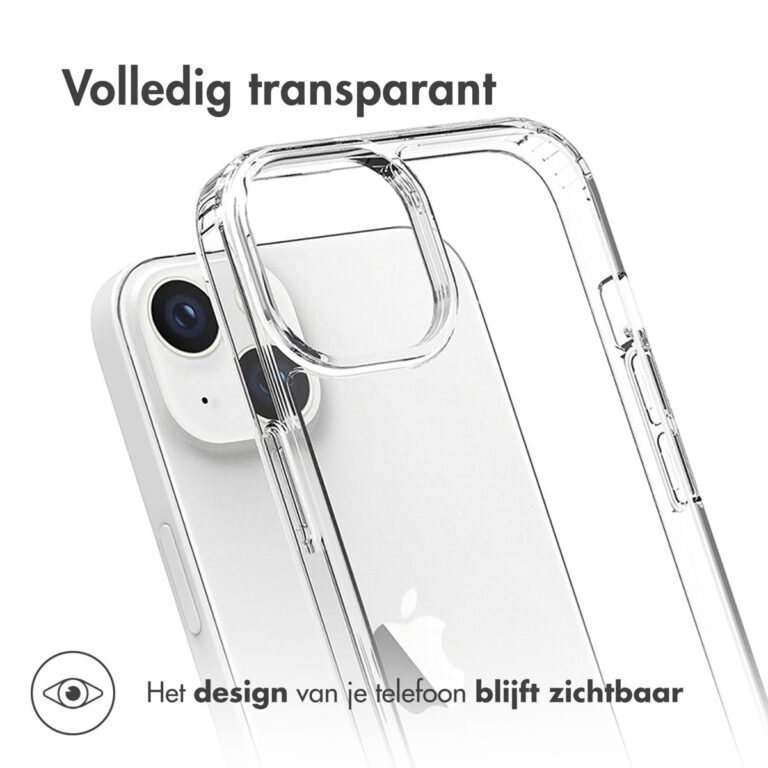 Accezz Xtreme Impact Backcover Apple iPhone 14 - Transparant - Afbeelding 4