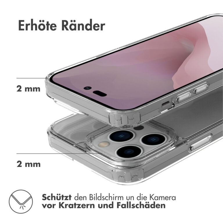 Accezz Xtreme Impact Backcover Apple iPhone 14 Pro - Transparant - Afbeelding 9