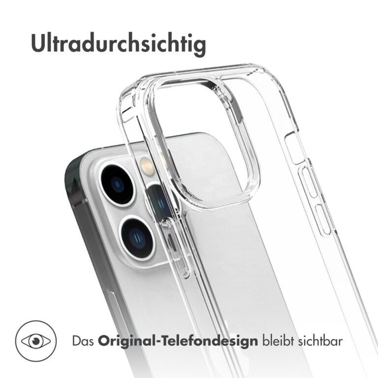 Accezz Xtreme Impact Backcover Apple iPhone 14 Pro - Transparant - Afbeelding 8