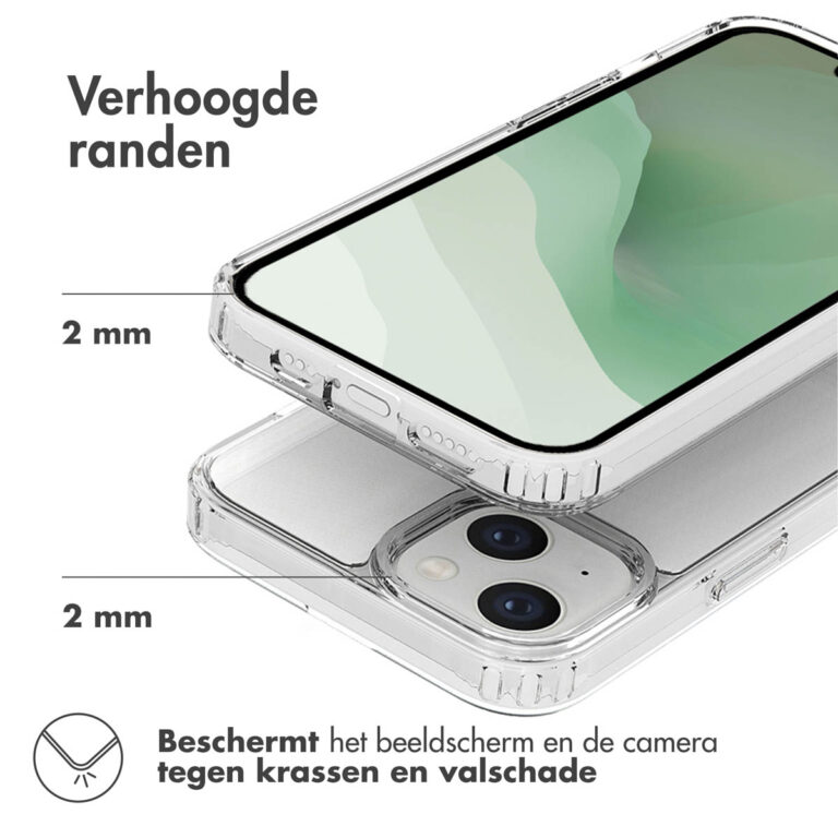 Accezz Xtreme Impact Backcover Apple iPhone 14 Plus - Transparant - Afbeelding 5