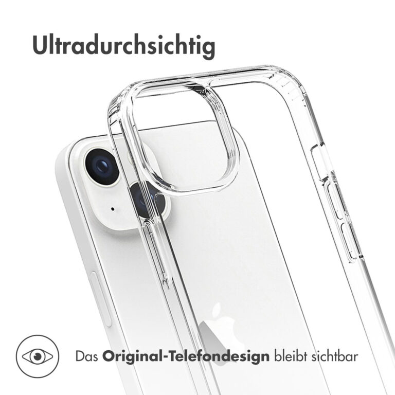 Accezz Xtreme Impact Backcover Apple iPhone 14 Plus - Transparant - Afbeelding 10