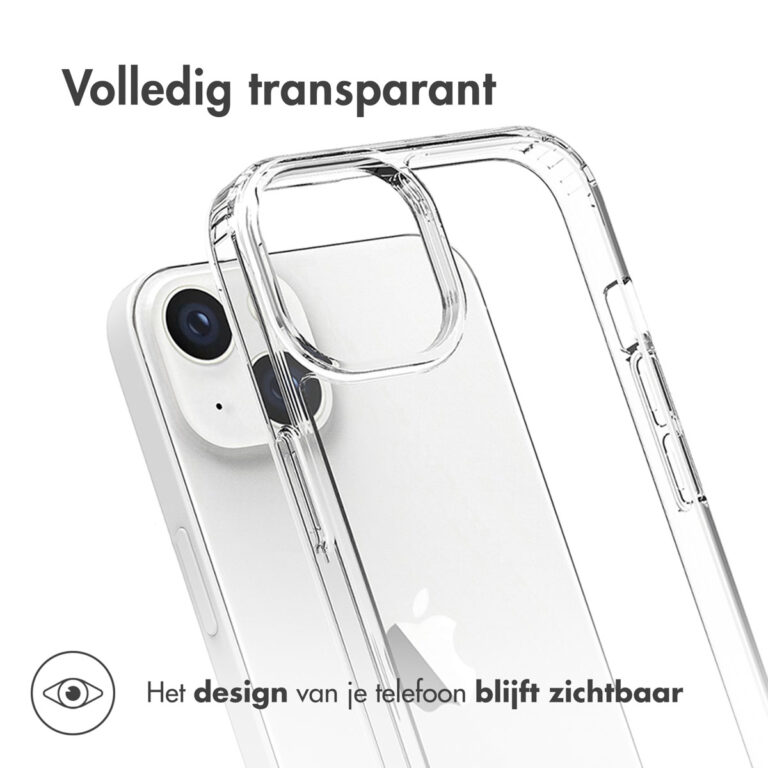 Accezz Xtreme Impact Backcover Apple iPhone 14 Plus - Transparant - Afbeelding 4