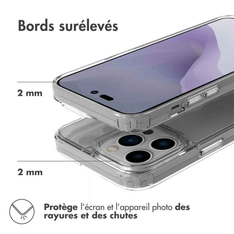 Accezz Xtreme Impact Backcover Apple iPhone 14 Pro Max - Transparant - Afbeelding 8