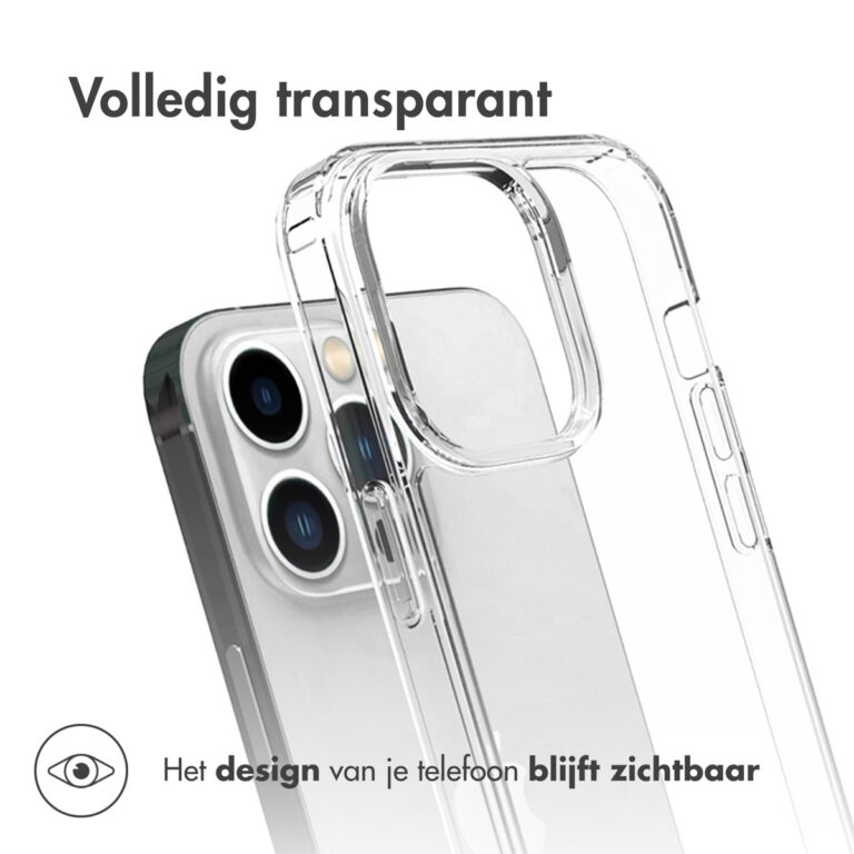 Accezz Xtreme Impact Backcover Apple iPhone 14 Pro Max - Transparant - Afbeelding 4