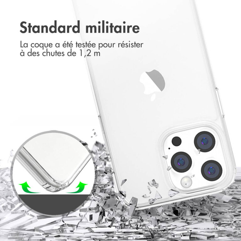 Accezz Xtreme Impact Backcover Apple iPhone 14 Pro Max - Transparant - Afbeelding 6