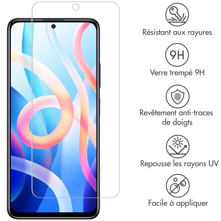 Selencia Gehard Glas Screenprotector Xiaomi Poco M4 Pro 5G - Afbeelding 4